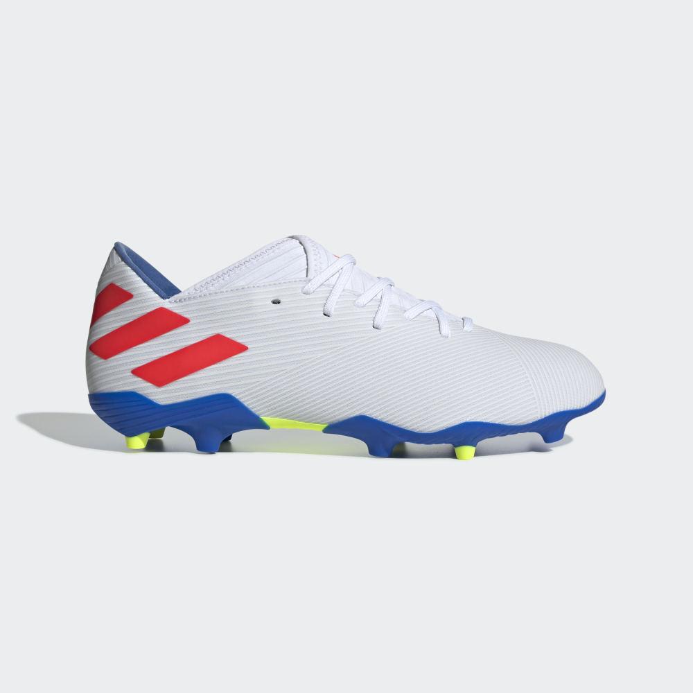 Ghete Fotbal Adidas Nemeziz Messi 19.3 Firm Ground Barbati Romania - Albi/Rosii/Albastri F34400